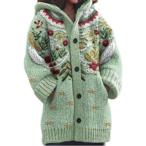 Generisch Strickjacke Damen Lang Hoodie Cardigan Elegant V-Ausschnitt 3D Digital Bedruckt Halloween Sweater Weihnachtspullover Oversize Locker Übergangsjacke Herbst Winter Pullover Generisch Strickjacke Damen Lang Hoodie Cardigan Elegant V-Ausschnitt 3D Digital Bedruckt Halloween Sweater Weihnachtspullover Oversize Locker Übergangsjacke Herbst Winter Pullover von Generisch