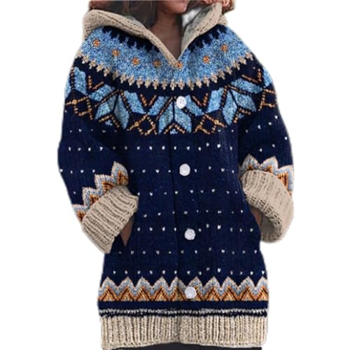 Generisch Strickjacke Damen Lang Hoodie Cardigan Elegant V-Ausschnitt 3D Digital Bedruckt Halloween Sweater Weihnachtspullover Oversize Locker Übergangsjacke Herbst Winter Pullover Generisch Strickjacke Damen Lang Hoodie Cardigan Elegant V-Ausschnitt 3D Digital Bedruckt Halloween Sweater Weihnachtspullover Oversize Locker Übergangsjacke Herbst Winter Pullover von Generisch