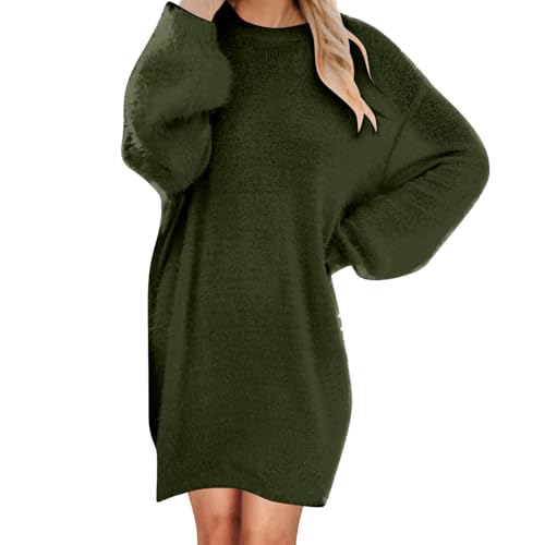 Generisch Strickkleid Damen Winterkleid Damen Pulloverkleid Damen Longpullover für Damen Damen Pullover Winter Winterkleider Damen Strickkleid Damen Lang Damen Pullover Lang Pullover Kleid Damen von Generisch