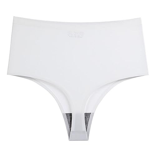 Generisch String Damen Baumwolle Hohe Taille Nahtlos Bauchweg Stretch Breiter Bund Hochwertige Komfortabel Atmungsaktive Brazilian Slip Damen Plus Size Weiß Generisch String Damen Baumwolle Hohe Taille Nahtlos Bauchweg Stretch Breiter Bund Hochwertige Komfortabel Atmungsaktive Brazilian Slip Damen Plus Size Weiß von Generisch
