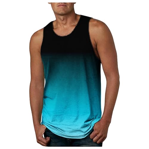 Generisch Summer Tops Herren Tank Top Durchsichtig Muskelshirts Ärmellos T-Shirt Männer Mesh Unterhemd Netz Clubwear von Generisch