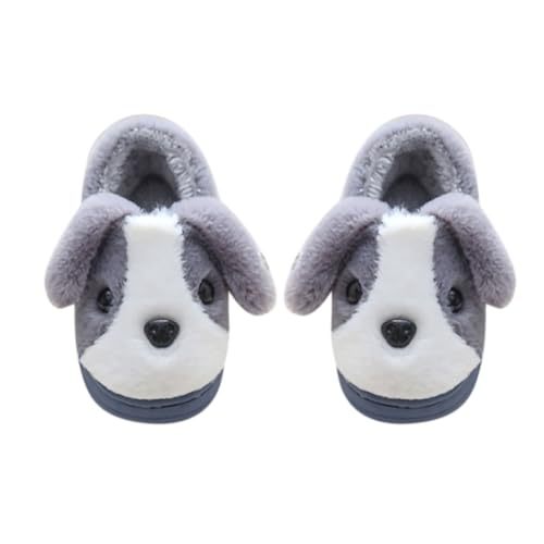 Generisch Supersoft Kinder Hausschuhe mit kuscheligem Fleece-Futter Atmungsaktiv & bequem Kuschelig & Warm Premium Kinder-Winterpantoffeln Kinderschuhe Winter Leicht anzuziehen von Generisch