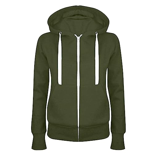 Generisch Sweatjacke Damen Hoodie Sweatshirt mit Kapuze Übergangsjacke Sportjacke Trainingsjacke Sweatshirtjacke Kapuzenjacke Kapuzenpullover mit Reißverschluss Pullover Mantel Oberteile Leicht Generisch Sweatjacke Damen Hoodie Sweatshirt mit Kapuze Übergangsjacke Sportjacke Trainingsjacke Sweatshirtjacke Kapuzenjacke Kapuzenpullover mit Reißverschluss Pullover Mantel Oberteile Leicht von Generisch