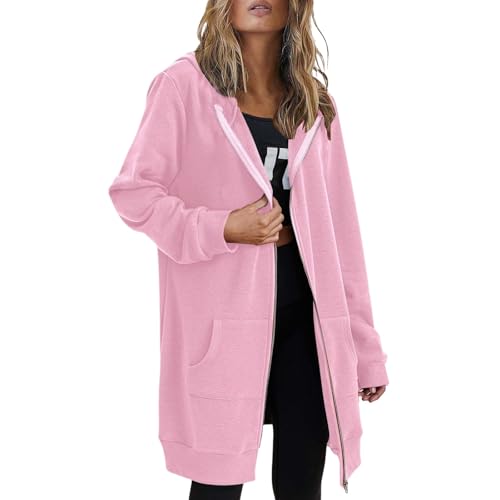 Generisch Sweatjacke Damen Mit Kapuze Lang Kapuzenpullover Zip Hoodie Jacke Herbst Winter übergangsjacke Oversize Sweatshirt Jacke Langarm Pullover Warm Fleecejacke Kapuzenjacke Reißverschluss Mantel Generisch Sweatjacke Damen Mit Kapuze Lang Kapuzenpullover Zip Hoodie Jacke Herbst Winter übergangsjacke Oversize Sweatshirt Jacke Langarm Pullover Warm Fleecejacke Kapuzenjacke Reißverschluss Mantel von Generisch