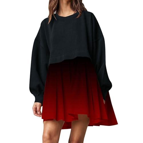 Generisch Sweatkleid Damen Schwarz Lang Elegant Herbstkleid Bequem Große Größen Hoodie Kleid Longpullover Lässiges Langarm Winterkleid Pulloverkleid Weich Oversize Pullover Kleid Sweatshirtkleid Generisch Sweatkleid Damen Schwarz Lang Elegant Herbstkleid Bequem Große Größen Hoodie Kleid Longpullover Lässiges Langarm Winterkleid Pulloverkleid Weich Oversize Pullover Kleid Sweatshirtkleid von Generisch