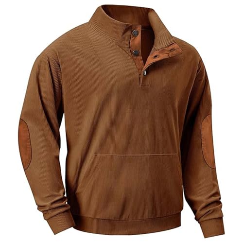 Generisch Sweatpullover Herren Ohne Kapuze Sweatshirt Herren Baumwolle XXL Sweatjacke Spleißen Farbblock Freizeitjacke Wasserdicht Trainingsjacke Mit Knöpfen Übergangsjacke Mit Taschen Outdoorjacke Generisch Sweatpullover Herren Ohne Kapuze Sweatshirt Herren Baumwolle XXL Sweatjacke Spleißen Farbblock Freizeitjacke Wasserdicht Trainingsjacke Mit Knöpfen Übergangsjacke Mit Taschen Outdoorjacke von Generisch