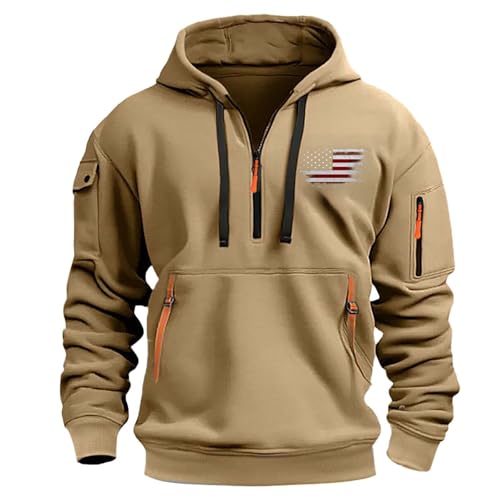 Generisch Sweatshirt Herren Mit Kapuze Kapuzenpullover Herren Mit Reißverschluss Baumwolle Halfzip Streetwear Druckte Sportshirt Outdoor Mit Ärmeltasche Pullover Einfarbig Laufshirt Trainingsshirt Generisch Sweatshirt Herren Mit Kapuze Kapuzenpullover Herren Mit Reißverschluss Baumwolle Halfzip Streetwear Druckte Sportshirt Outdoor Mit Ärmeltasche Pullover Einfarbig Laufshirt Trainingsshirt von Generisch