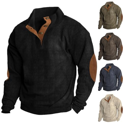 Generisch Sweatshirt Herren Warme Sweater Langarm V Ausschnitt Wanderpullover Sportshirt Casual Pullover Herrenpullover Langarm Generisch Sweatshirt Herren Warme Sweater Langarm V Ausschnitt Wanderpullover Sportshirt Casual Pullover Herrenpullover Langarm von Generisch