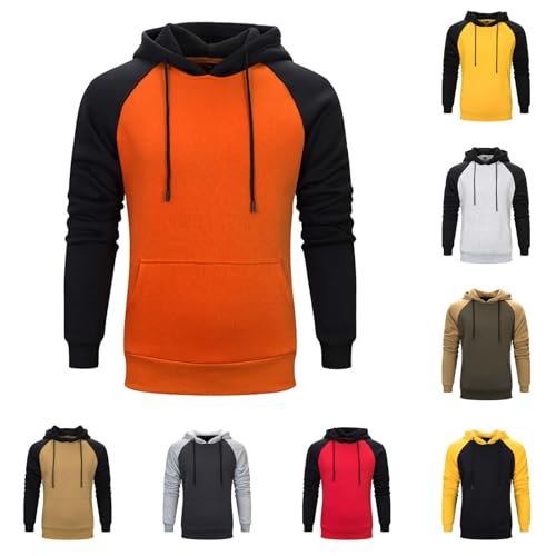 Generisch Sweatshirt Herren mit Kapuze Patchwork Hoodie Herren Pullover Langarm Kapuzenpulli mit Kordelzug Kapuzenpullover Farbblock Sweater Bequem Arbeitspullover Leichtgewichts Pulli mit Taschen Generisch Sweatshirt Herren mit Kapuze Patchwork Hoodie Herren Pullover Langarm Kapuzenpulli mit Kordelzug Kapuzenpullover Farbblock Sweater Bequem Arbeitspullover Leichtgewichts Pulli mit Taschen von Generisch