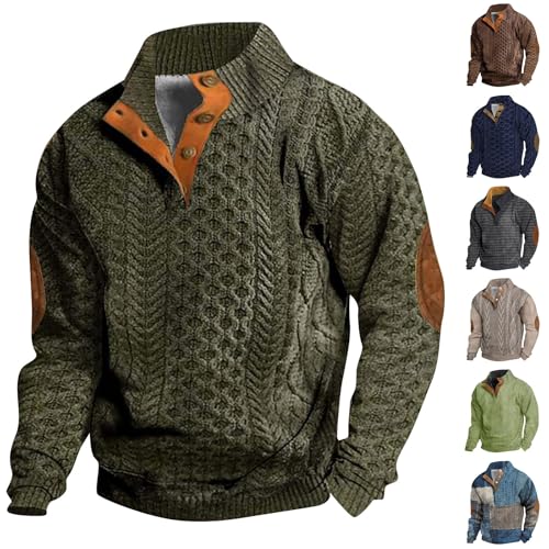 Generisch Sweatshirt Herren ohne Kapuze Pullover 3D Drucken Casual Langarm Cord Poloshirt Stehkragen Button Classic Sweater Herbst Winter Casual Pulli Langarm Funktionsshirt Winterpullover Streetwear Generisch Sweatshirt Herren ohne Kapuze Pullover 3D Drucken Casual Langarm Cord Poloshirt Stehkragen Button Classic Sweater Herbst Winter Casual Pulli Langarm Funktionsshirt Winterpullover Streetwear von Generisch