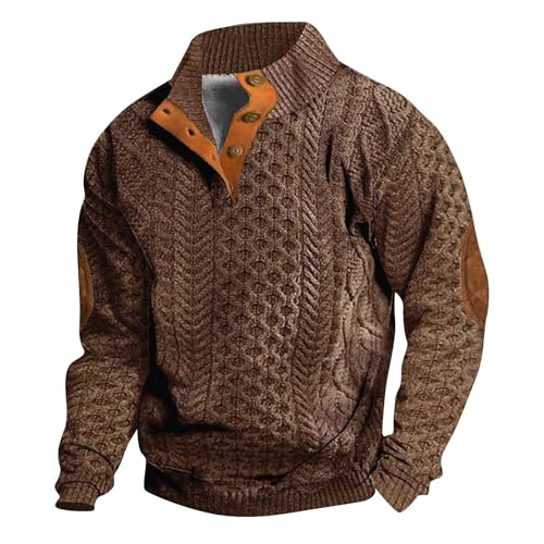 Generisch Sweatshirt Herren ohne Kapuze Pullover 3D Drucken Casual Langarm Cord Poloshirt Stehkragen Button Classic Sweater Herbst Winter Casual Pulli Langarm Funktionsshirt Winterpullover Streetwear Generisch Sweatshirt Herren ohne Kapuze Pullover 3D Drucken Casual Langarm Cord Poloshirt Stehkragen Button Classic Sweater Herbst Winter Casual Pulli Langarm Funktionsshirt Winterpullover Streetwear von Generisch