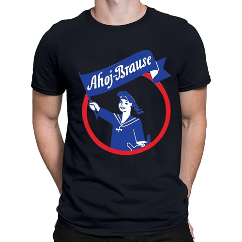 Generisch T-Shirt Damen Herren brause Karneval M Aufdruck Fasching Gruppen Kostüm Rundhals Basic Kurzarm Bedrucken Bequem Freizeit Baumwolle Locker Bluse Tops Sportshirt Männer Funshirt Sommer Party von Generisch