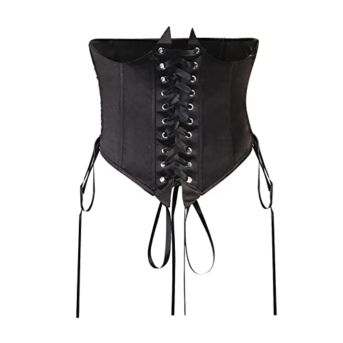 Generisch Taillengürtel Damen Trachtengürtel Damen Gürtel Für Kleid Mittelalter Corset Elastischer Boho Modische Accessoires Hüftgürtel Damengürtel Unterbrust Korsett Stretchgürtel Miedergürtel von Generisch