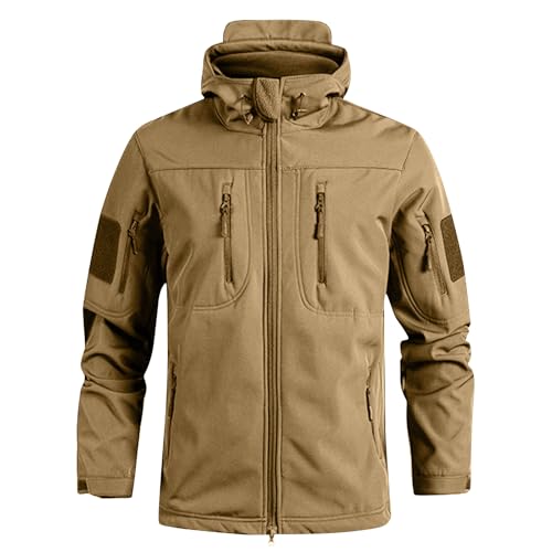Generisch Taktische Jacke Winter Bundeswehr Parka Feldjacke Outdoor Jacken für Herren Jagd Military Windbreaker Khaki XXL Generisch Taktische Jacke Winter Bundeswehr Parka Feldjacke Outdoor Jacken für Herren Jagd Military Windbreaker Khaki XXL von Generisch