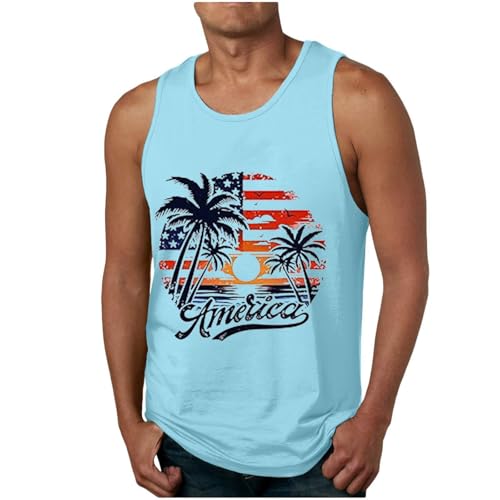 Generisch Tank Top Herren Ärmelloses Palme Gedruckt Sport Muskelshirt Baumwolle Unterhemd Schnelltrocknendes Stretch Bequeme Schmale Passform Fitness Achselshirt Generisch Tank Top Herren Ärmelloses Palme Gedruckt Sport Muskelshirt Baumwolle Unterhemd Schnelltrocknendes Stretch Bequeme Schmale Passform Fitness Achselshirt von Generisch