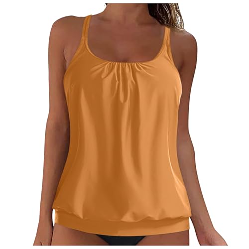Generisch Tankini-Badeanzug für Damen nur Oberteil Neckholder-Badeanzug Oberteil Bauchkontrolle Bademode nur Tank-Top Tankini Oberteil Einzeln Push Up Bauch Weg Elegant Bauchkontrolle Badeoberteil Generisch Tankini-Badeanzug für Damen nur Oberteil Neckholder-Badeanzug Oberteil Bauchkontrolle Bademode nur Tank-Top Tankini Oberteil Einzeln Push Up Bauch Weg Elegant Bauchkontrolle Badeoberteil von Generisch
