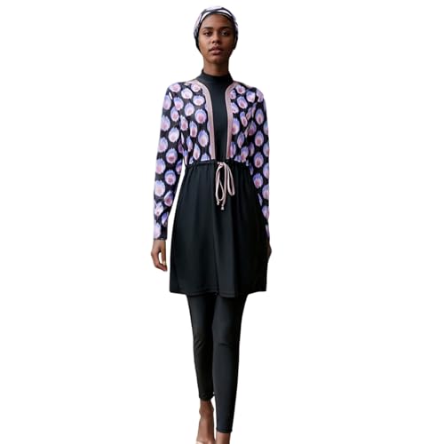 Generisch Tankini Damen Große Größen Muslimische Badeanzug Muslim Islamischen Bescheidene Badebekleidung Modest Swimwear Beachwear Burkini Für Damen von Generisch