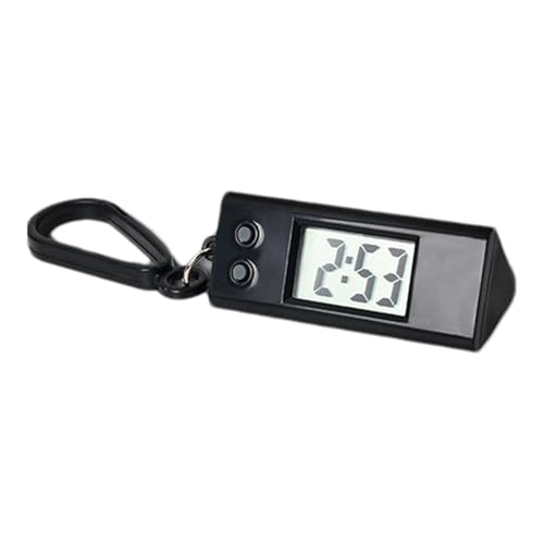 Generisch Taschenuhr Mit Digitalem Display, Schlüsselanhänger Mit Leiser Zeitmessung | Kleine, Präzise Taschenuhr Mit Klarem Display, Tragbare Uhr Für Schüler, Schule Und Reisen von Generisch