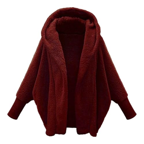 Generisch Teddyjacke Damen mit Kapuze Lang Fleece Warm - Weich Winter Warm Plüschjacke Casual Zip Langarm Samt Jacke Dicke Freizeit Winterjacke Fleecejacke Reißverschluss Wintermantel Kapuzenpullover Generisch Teddyjacke Damen mit Kapuze Lang Fleece Warm - Weich Winter Warm Plüschjacke Casual Zip Langarm Samt Jacke Dicke Freizeit Winterjacke Fleecejacke Reißverschluss Wintermantel Kapuzenpullover von Generisch