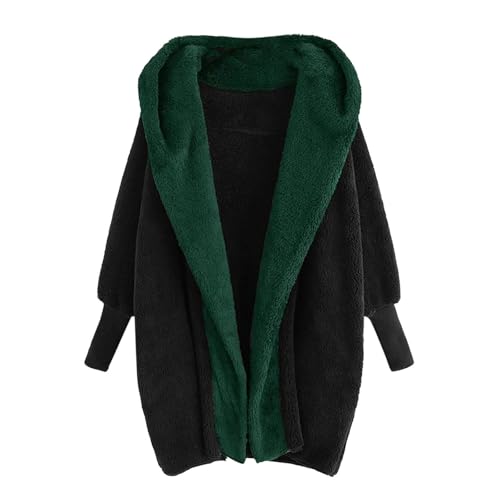 Generisch Teddyjacke Damen mit Kapuze Lang Fleece Warm - Weich Winter Warm Plüschjacke Casual Zip Langarm Samt Jacke Dicke Freizeit Winterjacke Fleecejacke Reißverschluss Wintermantel Kapuzenpullover Generisch Teddyjacke Damen mit Kapuze Lang Fleece Warm - Weich Winter Warm Plüschjacke Casual Zip Langarm Samt Jacke Dicke Freizeit Winterjacke Fleecejacke Reißverschluss Wintermantel Kapuzenpullover von Generisch