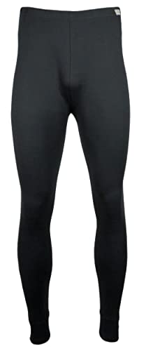 Generisch Thermo Unterhose Lange Unterhose Winter ThermoTherm® Hose für Herren Thermowäsche Funktionshose Funktionswäsche, Schwarz M (48/50) von Generisch