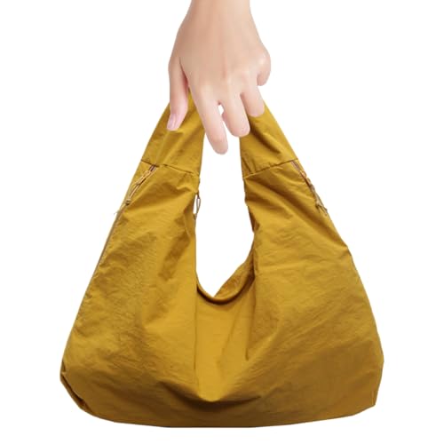 Generisch Tote Bag Solid Color, Textured Nylon Shoulder Bags with Draped Design, 50x21x29cm/19.69x8.27x11.42 inches Lightweight Messenger Style for College Gym Work Travel Daily Use 0.46kg Generisch Tote Bag Solid Color, Textured Nylon Shoulder Bags with Draped Design, 50x21x29cm/19.69x8.27x11.42 inches Lightweight Messenger Style for College Gym Work Travel Daily Use 0.46kg von Generisch