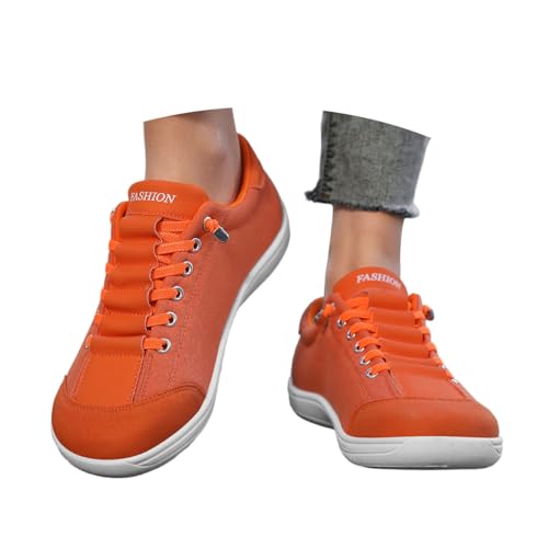 Generisch Trachten Sneaker Damen Mesh Atmungsaktive Stoffschuhe Breite Füße Bequeme Schuhe Sportschuhe Bequem Turnschuhe Weite H Walkingschuhe Halbschuhe Leinenschuhe Low Top Dirndlschuhe von Generisch