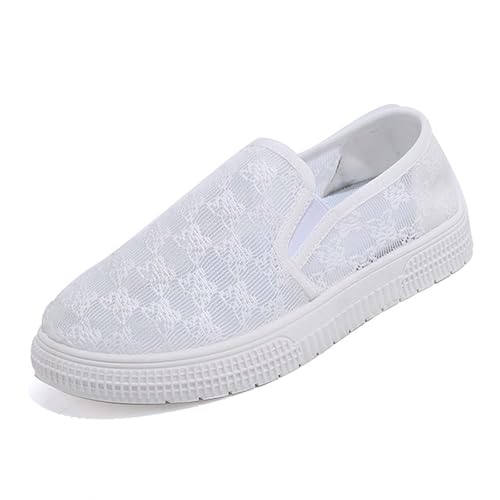 Generisch Trachten Sneaker Damen Spitzen Atmungsaktive Trachtenschuhe Turnschuhe Elegante Freizeitschuhe Oktoberfest Outdoor Sportschuhe Sport Walkingschuhe Sommerschuhe Walkingschuhe von Generisch