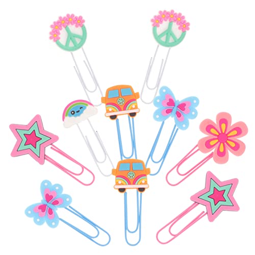 Generisch Tragbare Papierclips Papierklammern Cartoon Lesezeichen Datei Dokumentclip Lesezeichen Büroklammern Cartoon Hippy Lesezeichen Bürobedarf Office Dokumentenclip Lesezeichen Clips von Generisch