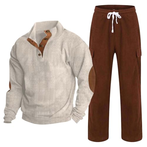 Generisch Trainingsanzug Herren Classico Schwarz M I Schlichter & Bequemer Jogginganzug Herren I Jacken Kleidung Herren Jogginganzug männer warm Jogginghose Herren schwarz reißverschluss von Generisch