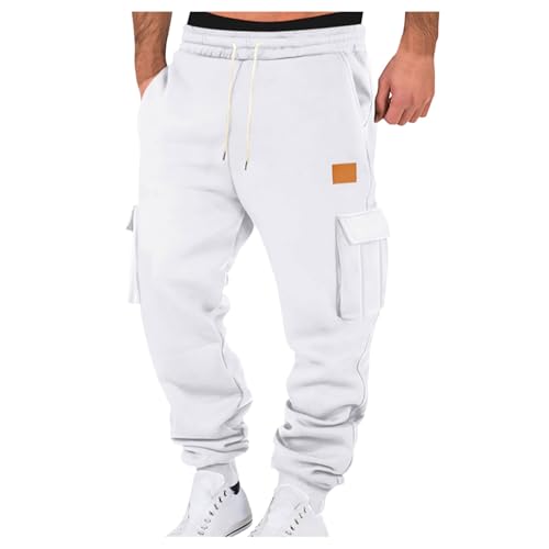 Generisch Trainingshose/Polyesterhose Classico I Jogginghose Lang Baumwolle Sweathosen Tall Atmungsaktiv Sporthose Outdoorhosen Sport Laufhose Bequeme Wandehose Mit Gummizug Training Long Pants von Generisch