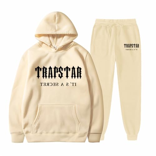 Generisch Trapstar Jogginganzug Herren Minus Two Sportanzug Yk2 Uk Drip T Low Meec Trapstar Y2K Hoodie Corteiz Tracksuit Tgj Anzug Jogginganzug Herren Blau Weiß Jogginghose Trainingsanzüge B38,L von Generisch