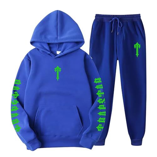 Generisch Trapstar Jogginganzug Herren Vicinity Baggy Jeans Jungs Pnl Trapstar Hoodie Corteiz Cargo Pants Volleyball Trikot Tech Fleece Jogging Anzüge Männer Anzug Herren Set Cortez Tshirt (C002,M) von Generisch