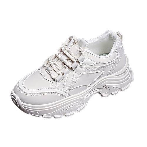 Generisch Trekkingschuhe Damen Leichte Hiking Schuhe für Wandern Trekking Bergsteigen Atmungsaktiv rutschfest Komfortabel und Robuste Damen Wanderschuhe Plateau Sneaker Retro Chunky Dad Schuhe von Generisch