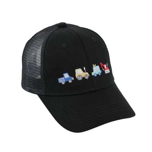 Generisch Trucker Cap Kinder Jungen Kappe Junge Basecap Jungs Traktor Caps Kleinkinder Sommer Trucker-Cap Bagger Feuerwehrauto Cap Kids Mädchen Baseballcap Cappy Sommerhut ab 2 3 4 5 6 Jahre von Generisch