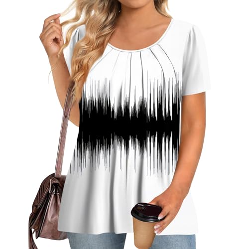 Generisch Tshirt Damen Going Out Top Große Größen Kurzarm Bluse Mit Rundhals Kurvige Oberteile Bequeme Plus Size Elegante Kleidung Blusen Figurformung Sexy Oberteil Damen 2Xl-5Xl Generisch Tshirt Damen Going Out Top Große Größen Kurzarm Bluse Mit Rundhals Kurvige Oberteile Bequeme Plus Size Elegante Kleidung Blusen Figurformung Sexy Oberteil Damen 2Xl-5Xl von Generisch