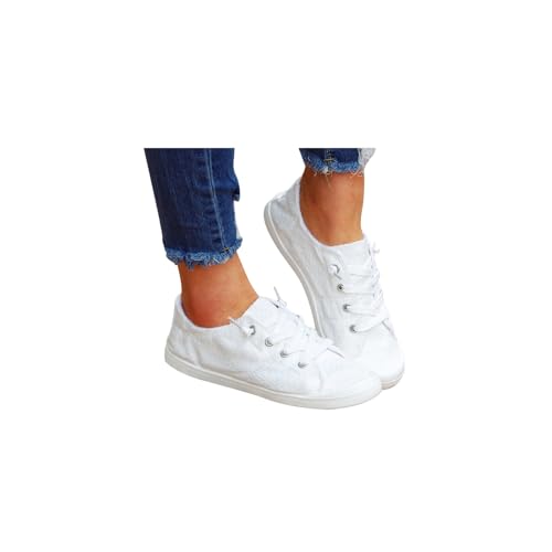 Generisch Turnschuhe Damen Trachten Sneaker damen Spitzen Flach Trachtenschuhe Dirndl Schuhe Mesh Atmungsaktive turnschuhe Elegant Bequem Stoffschuhe Oktoberfest Outdoor Brautschuhe Hochzeitsschuhe von Generisch