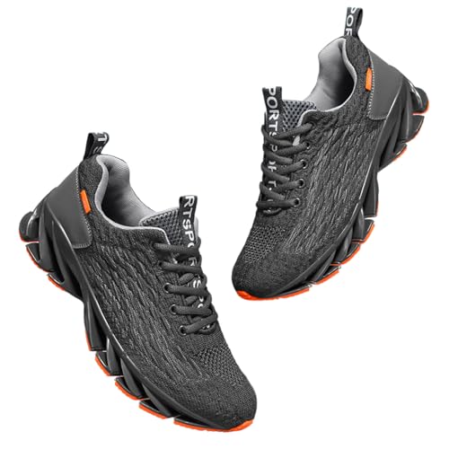 Generisch Turnschuhe Herren Spitze Atmungsaktive Bequeme Sportschuhe Schnürsenkel Sneakers Plateau Trachtenschuhe Weite H Walkingschuhe Herrenschuhe Freizeitschuhe Sicherheitsschuhe von Generisch