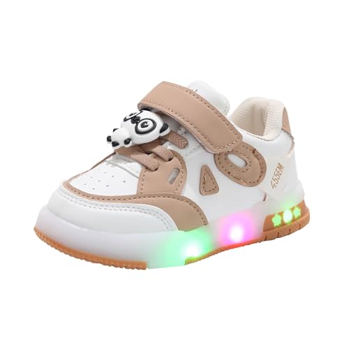 Generisch Turnschuhe Kinder Hallenschuhe mit Blinkenden Sportschuhe Licht Mädchen Atmungsaktive Walkingschuhe Outdoor Freizeitschuhe Süß Baby Sneaker von Generisch