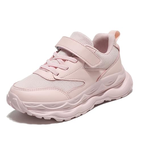 Generisch Turnschuhe Mädchen Hallenschuhe Sportschuhe Kinder Atmungsaktiv Hallenschuhe Jungen Basketballschuhe rutschfest Leicht Walkingschuhe Outdoor Turnschuhe 28-39 von Generisch