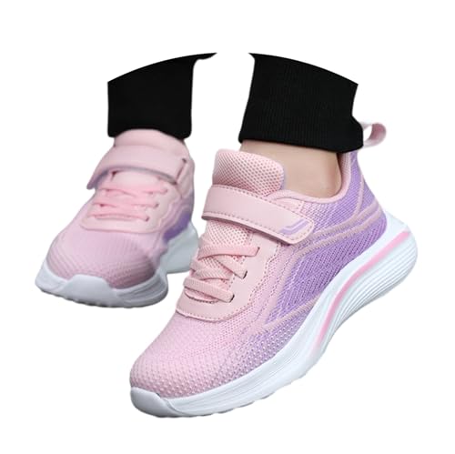 Generisch Turnschuhe Mädchen Hallenschuhe Sportschuhe Kinder Atmungsaktiv Hallenschuhe Jungen Basketballschuhe rutschfest Leicht Walkingschuhe Outdoor Turnschuhe von Generisch