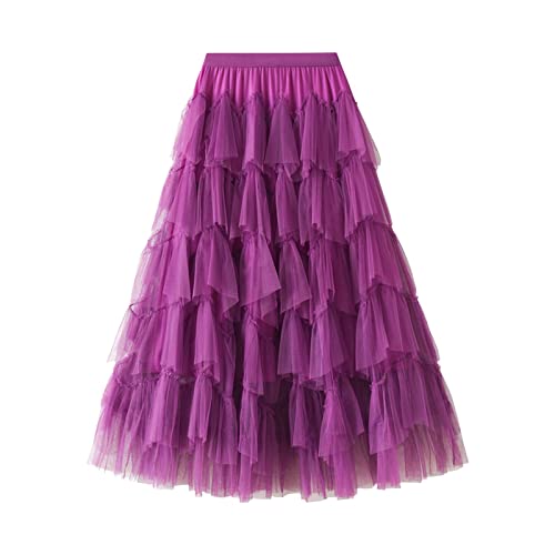 Generisch Tutu Damen Rock Tüllrock Kurz Ballet 3 Layers,Petticoat Kostüm für Frauen Mädchen Für Damen Karneval Kostüm Tüllrock TüLl Rock Damen KostüM Damen TüLlrock TüLlrock Damen Schwarz Kurz von Generisch