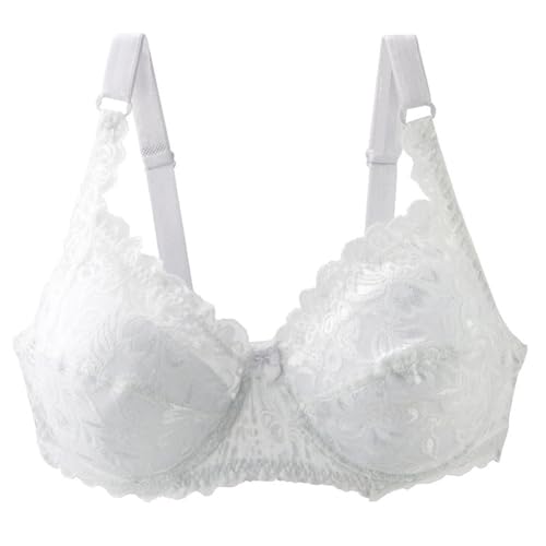Generisch Übergröße Minimizer Damen Bügel Ungefütterte BHS mit Stickspitze Damen Push Up BH Vollschalen Ungepolster Floraler Spitze Klassische Haltungskorrektur Soft Cup Bra Komfort Alltag Generisch Übergröße Minimizer Damen Bügel Ungefütterte BHS mit Stickspitze Damen Push Up BH Vollschalen Ungepolster Floraler Spitze Klassische Haltungskorrektur Soft Cup Bra Komfort Alltag von Generisch