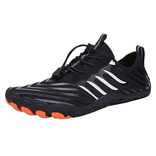 Generisch Ultra-Bequemer Rutschfester Barfußschuhe, Barfubschuh Aus Echtem Leder Flexao Und Wandara Orthoschuhe Low Top Für Unisex Damen Herren Barfußschuhe Outdoor Barfussschuhe Sommer Laufschuhe von Generisch