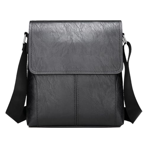 Generisch Umhängetasche Schwarz Schultertaschen Leichte Umhängetaschen Stylische Freizeittasche Tragbare Tote Bag Multifunktionale Shopper Tasche für Camping Schule Outdoor Ausflug Ausgehen Einkaufen von Generisch
