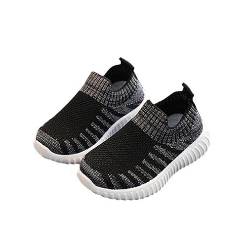 Generisch Unisex Baby Lauflernschuhe Jungen Mädchen Krabbelschuhe Kleinkinder Schuhe Atmungsaktiv und Antirutsch Sneaker Hüttenschuhe Sockenschuhe für Mädchen Junge von Generisch