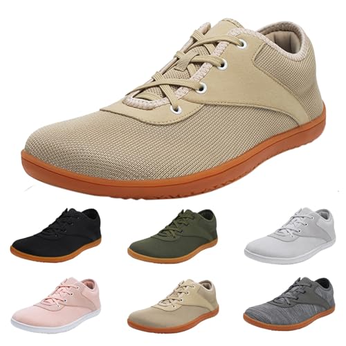 Generisch Unisex Breite Barfußschuhe Damen Herren Barfuss Schuhe Strandschuhe Minimalistische Traillaufschuhe Atmungsaktiv Sneaker mit Zero-Drop-Sohle rutschfest Walkingschuhe von Generisch