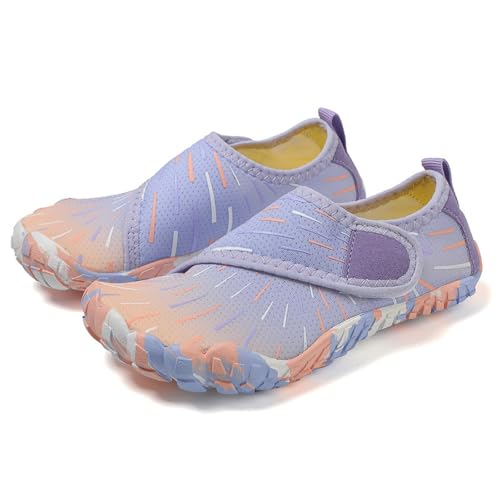 Generisch Unisex Kinder Barfussschuhe Atmungsaktiv Wanderschuhe Sport Wanderschuhe Komfortable Straßenlaufschuhe Weich Laufschuhe Outdoor Laufschuhe Dicker Boden rutschfest frühling Sommer Autumn von Generisch