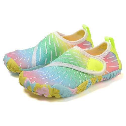 Generisch Unisex Kinder Barfussschuhe Atmungsaktiv Wanderschuhe Sport Wanderschuhe Komfortable Straßenlaufschuhe Weich Laufschuhe Outdoor Laufschuhe Dicker Boden rutschfest frühling Sommer Autumn von Generisch