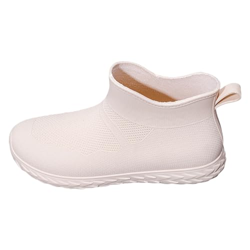 Generisch Unisex Kinder Gummistiefel Mädchen Outdoor Halbhoch Wasserdicht Wasserschuhe Anti-Rutsch Wasserschuhe Verstellbare Halbhoch Bequeme Regenschuhe Jungen und Mädchen Kinderstiefel von Generisch